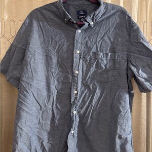 George Casual Gray Button-Down Shirt